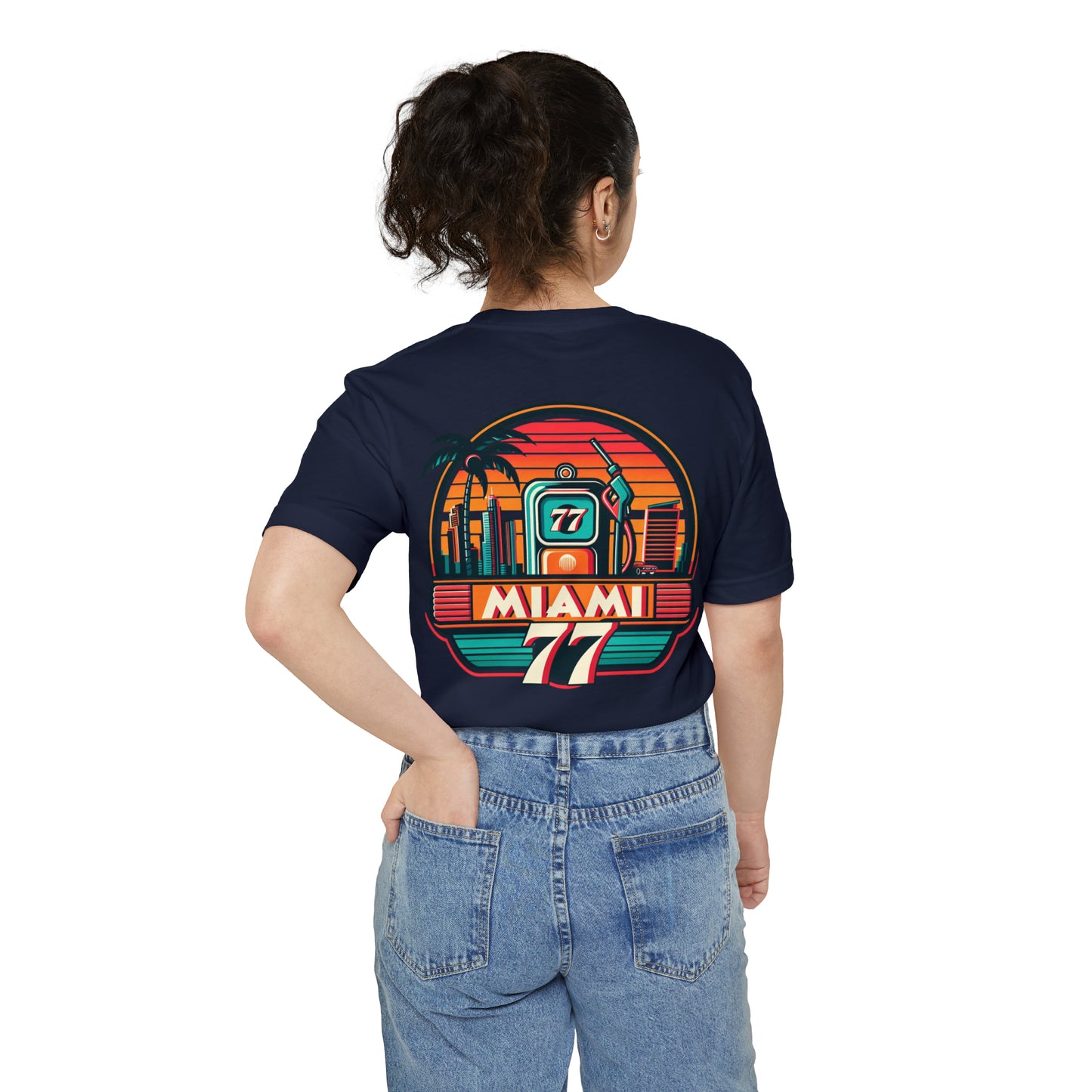 Miami 77 - Unisex Pocket T-shirt