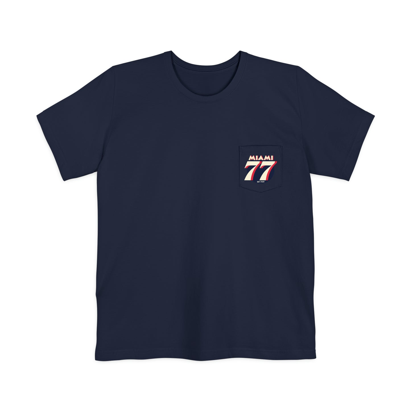 Miami 77 - Unisex Pocket T-shirt