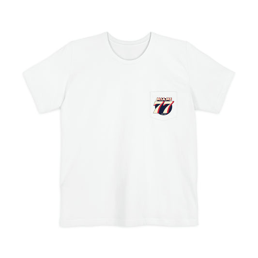 Miami 77 - Unisex Pocket T-shirt