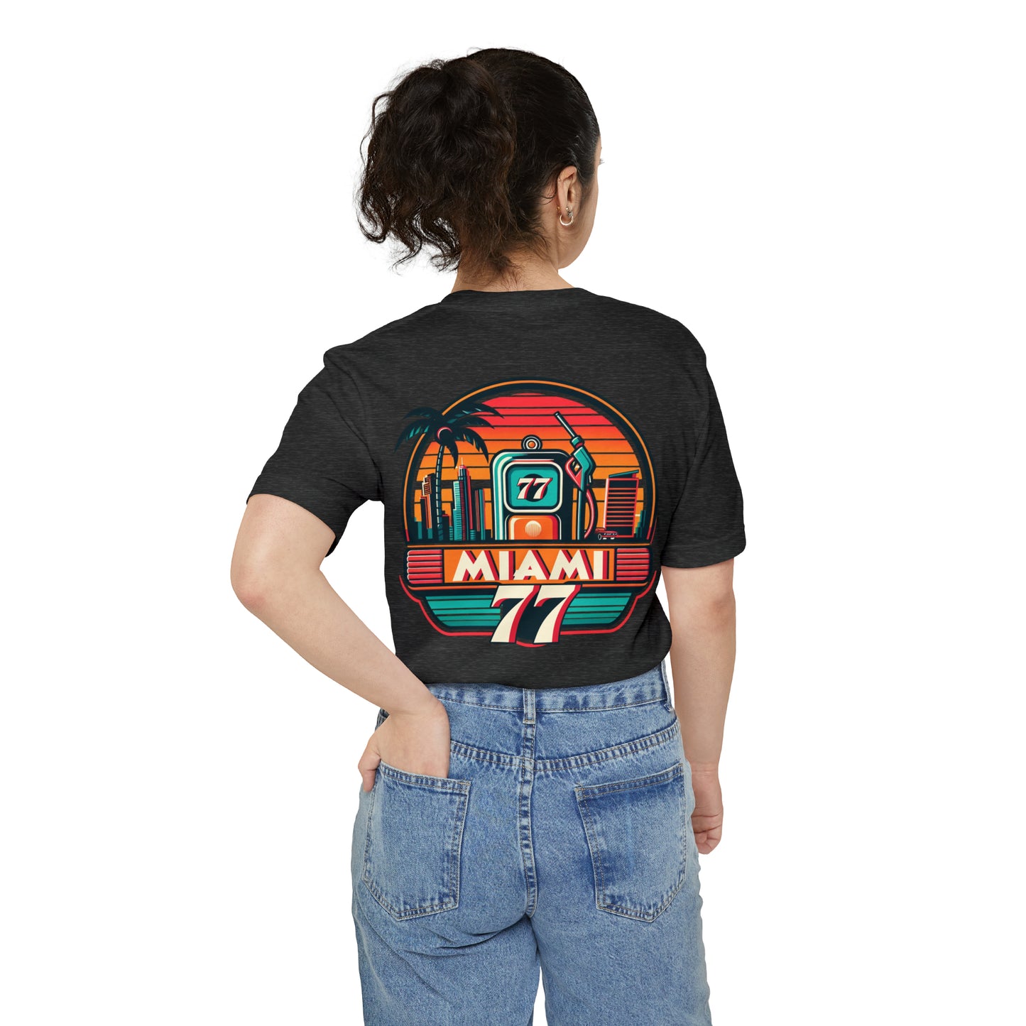 Miami 77 - Unisex Pocket T-shirt