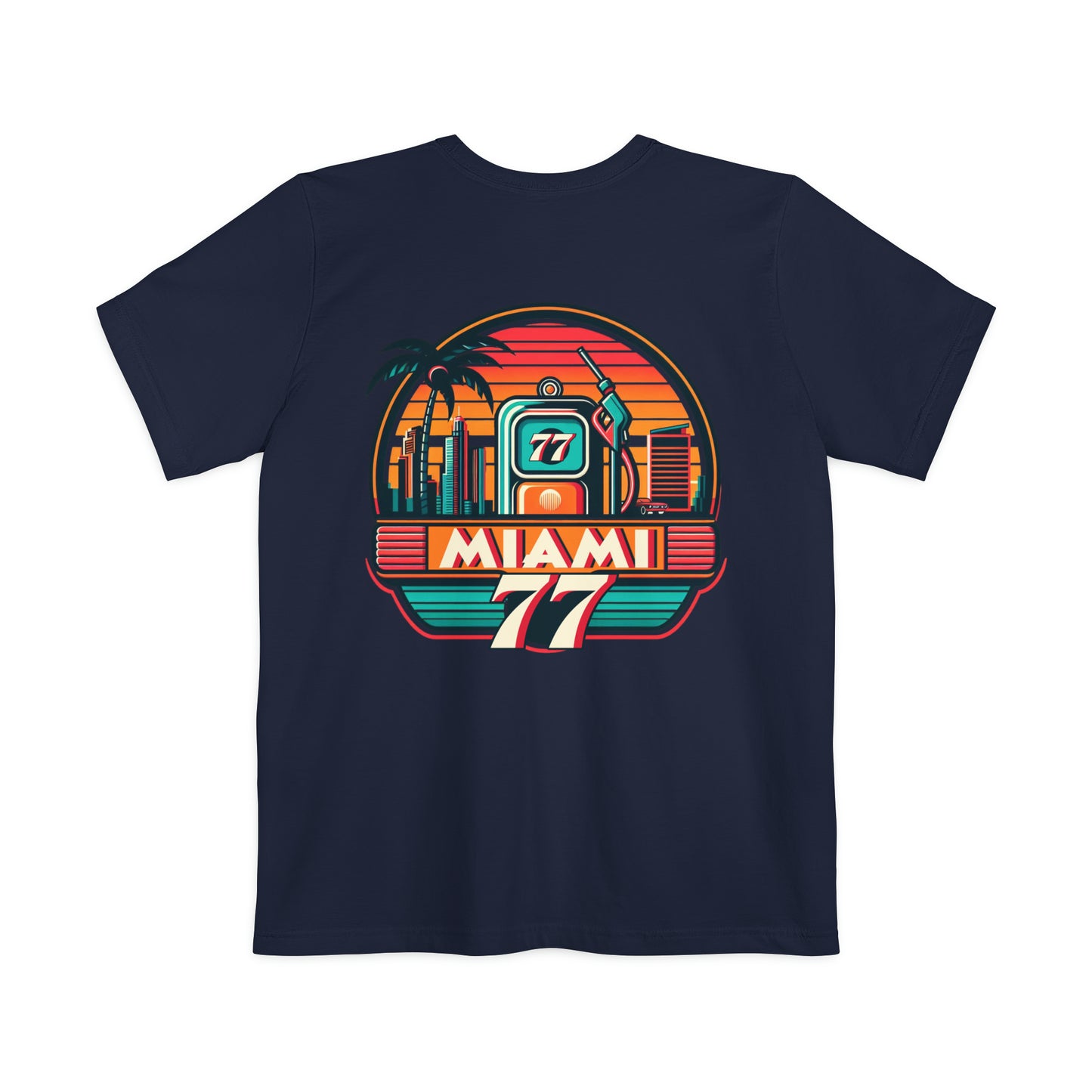 Miami 77 - Unisex Pocket T-shirt