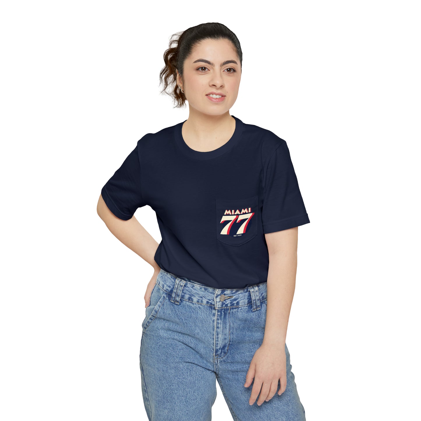 Miami 77 - Unisex Pocket T-shirt