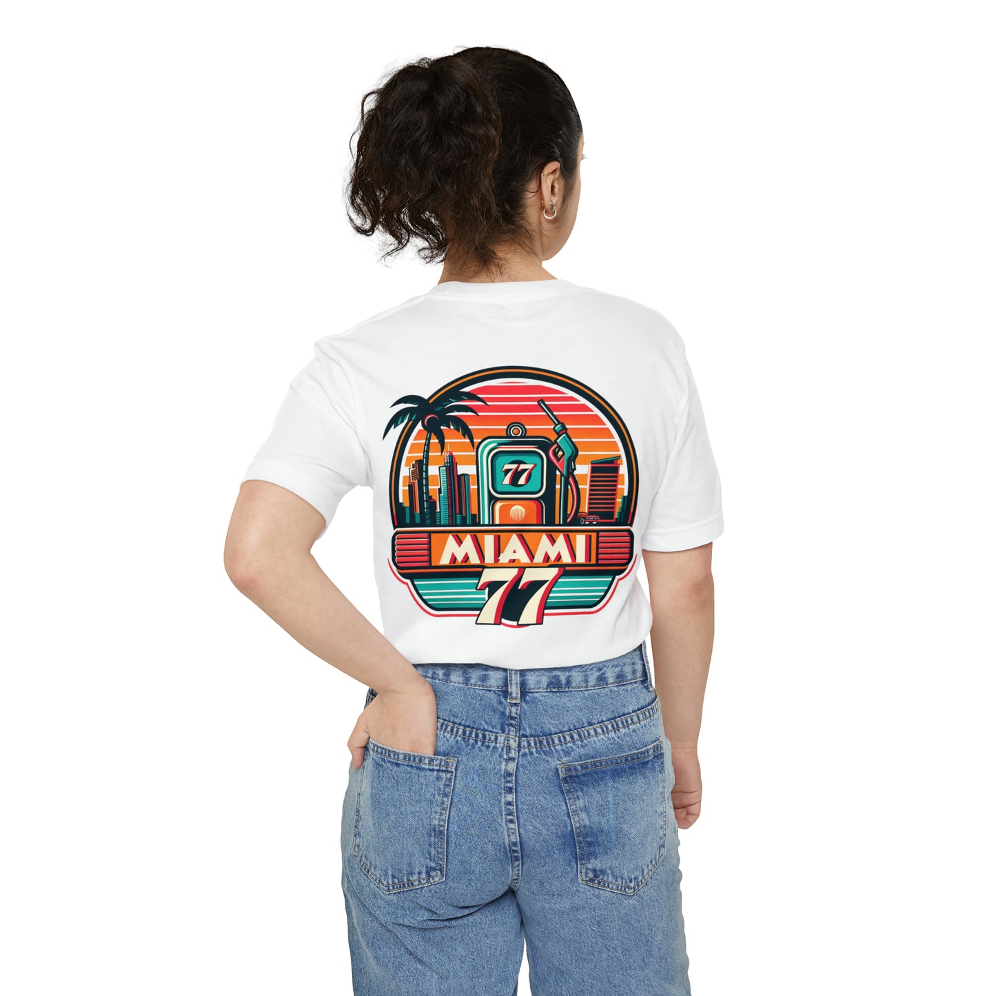 Miami 77 - Unisex Pocket T-shirt