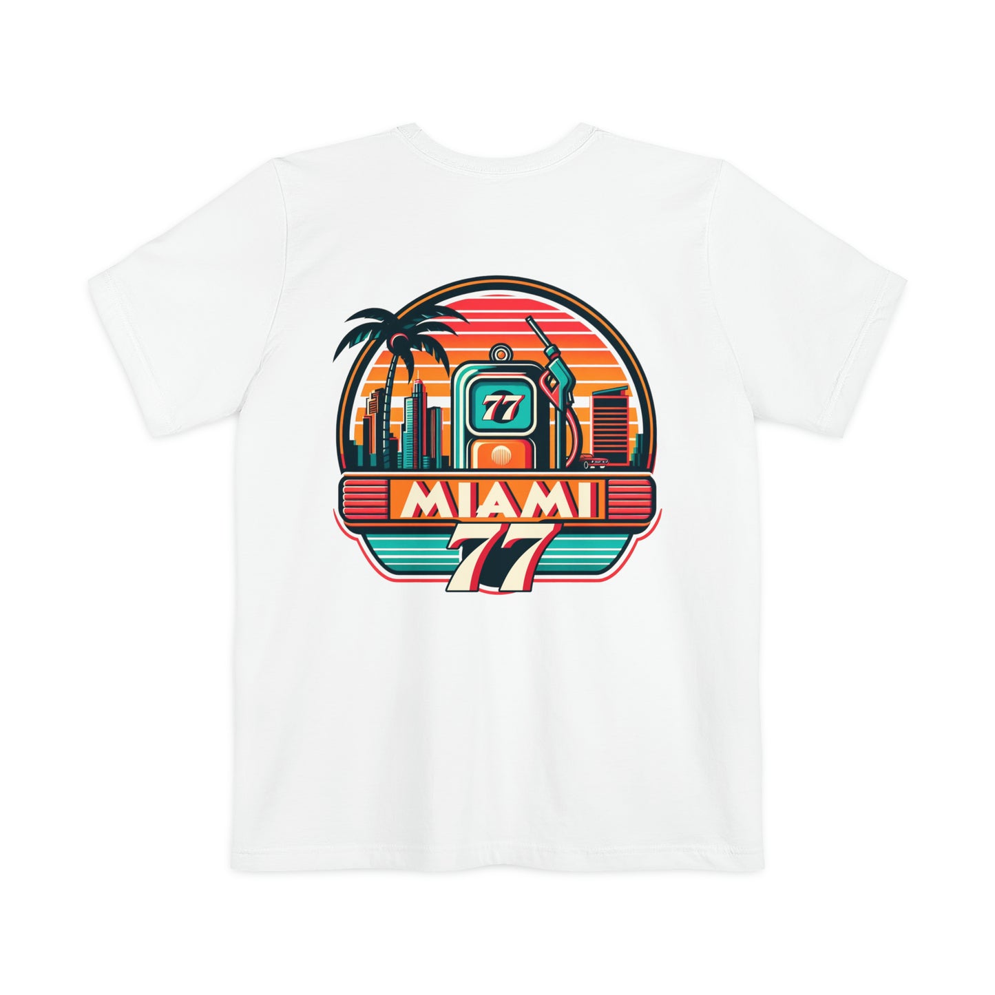 Miami 77 - Unisex Pocket T-shirt